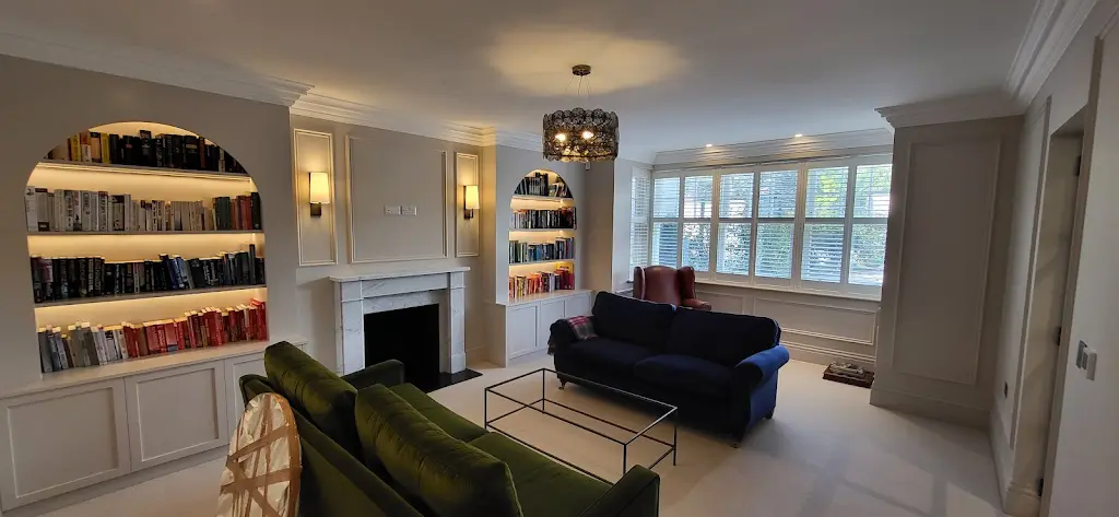 Professional decorator working